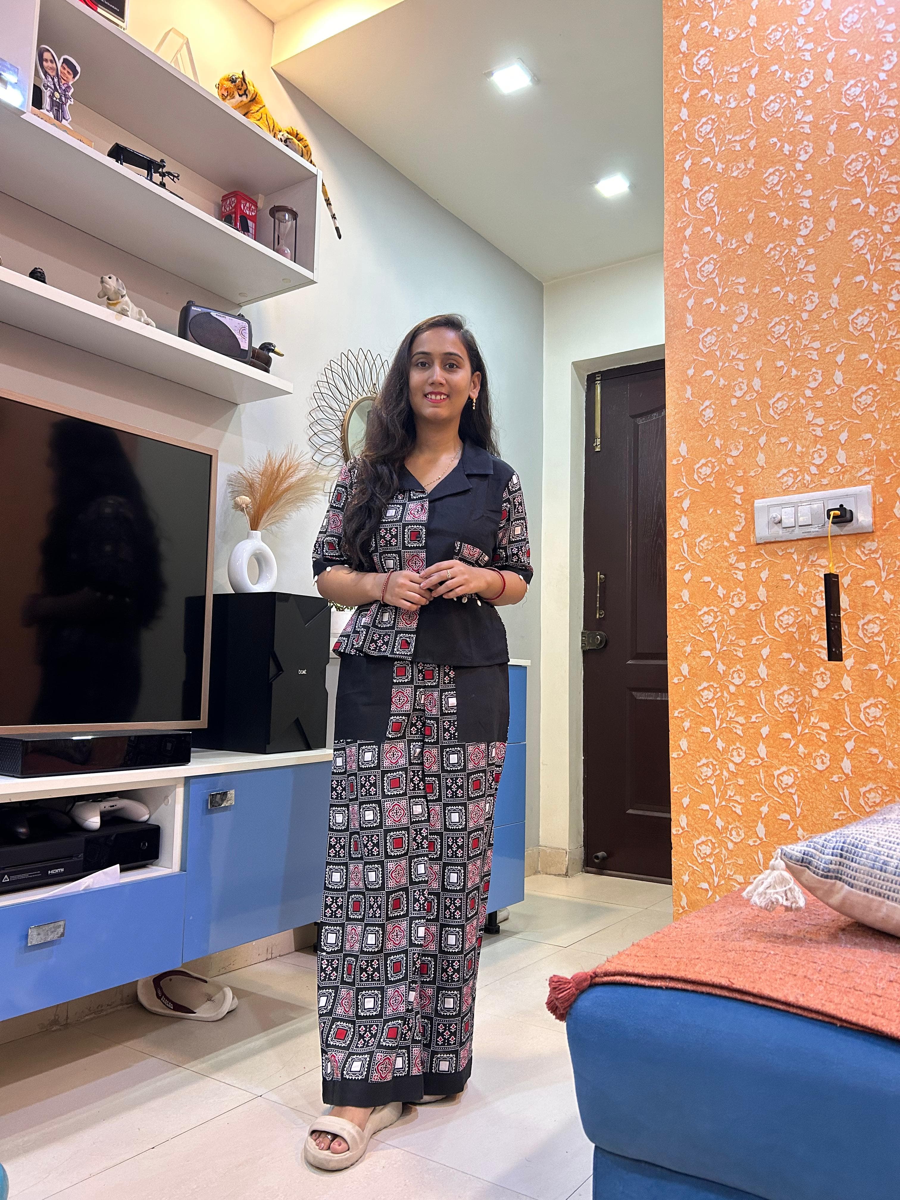 Shreeja wearing Swad Coord Set